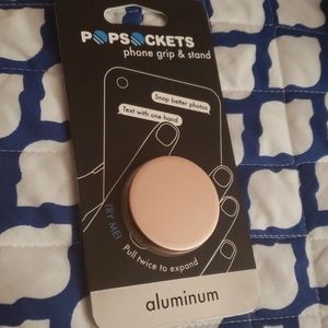 Rose gold pop socket